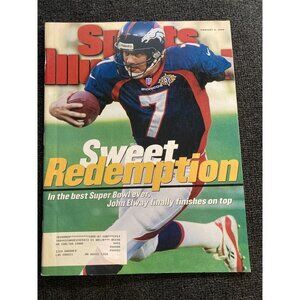Sports Illustrated February 2 1998 John Elway Denver Broncos Super Bowl